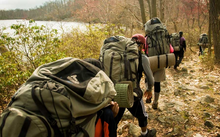 adults only backpacking trip